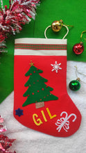 Load image into Gallery viewer, Personalized Christrmas tree Stocking