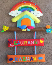 Load image into Gallery viewer, RAINBOW TREE HOUSE BUNTING