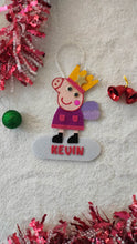 Load image into Gallery viewer, Christmas personalized Peppa pig Ornament