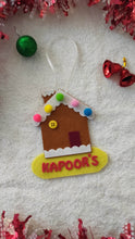 Load image into Gallery viewer, Christmas Personalized Candy house Ornament