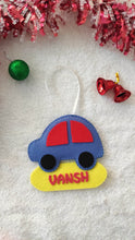Load image into Gallery viewer, Christmas personalized car Ornament