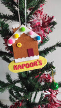 Load image into Gallery viewer, Christmas Personalized Candy house Ornament