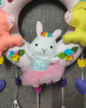 Load image into Gallery viewer, Unicorn and rabbit Theme Wreath