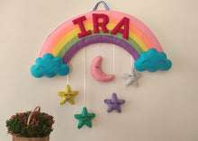 Load image into Gallery viewer, Rainbow Name Bunting