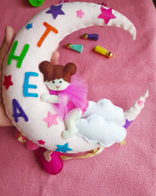 Load image into Gallery viewer, Baby Moon Bunting( Non Stuffed Name)