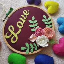 Load image into Gallery viewer, "LOVE" Hoop