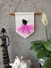 Load image into Gallery viewer, Quote banner. Felt banner. Felt garland. Large felt banner. Custom felt banner. Personalized name bunting. Name bunting for nursery. Name bunting for bedroom. Felt name bunting. Children name bunting. Handmade gifts. Handmade bunting. Personalized décor. Nursery decoration. Nursery ideas. Moon wall décor. Pastel Wall décor.