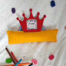 Load image into Gallery viewer, Name Bunting With Crown Photo Frame