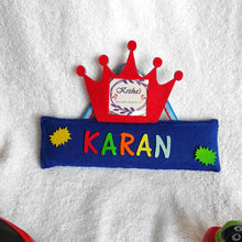 Load image into Gallery viewer, Name Bunting With Crown Photo Frame