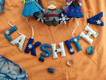 Load image into Gallery viewer, Frozen Theme Name Wreath