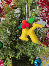 Load image into Gallery viewer, Name Initial Christmas Ornaments