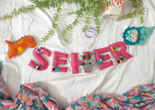 Load image into Gallery viewer, Personalized Dinosaurs Theme Alphabet Name Bunting