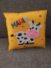 Load image into Gallery viewer, Cow Stuffed Pillow