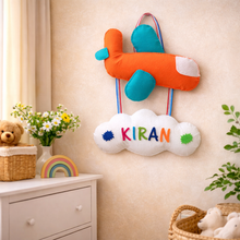 Load image into Gallery viewer, Airplane  Name Bunting
