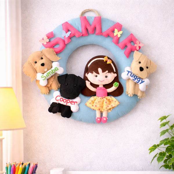 Fur babies and Me Theme Wreath