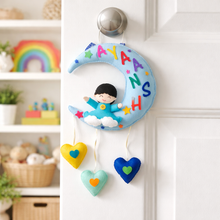 Load image into Gallery viewer, Baby Moon Bunting( Non Stuffed Name)
