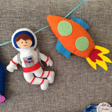 Load image into Gallery viewer, Personalized Space Theme Alphabet Name Bunting
