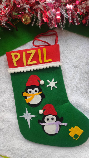 Personalized Penguin  Stocking