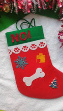 Load image into Gallery viewer, Personalized Stocking for pet dog
