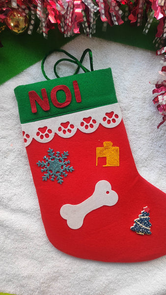 Personalized Stocking for pet dog