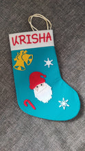 Load image into Gallery viewer, Personalized Santa Stocking and ornament Combo
