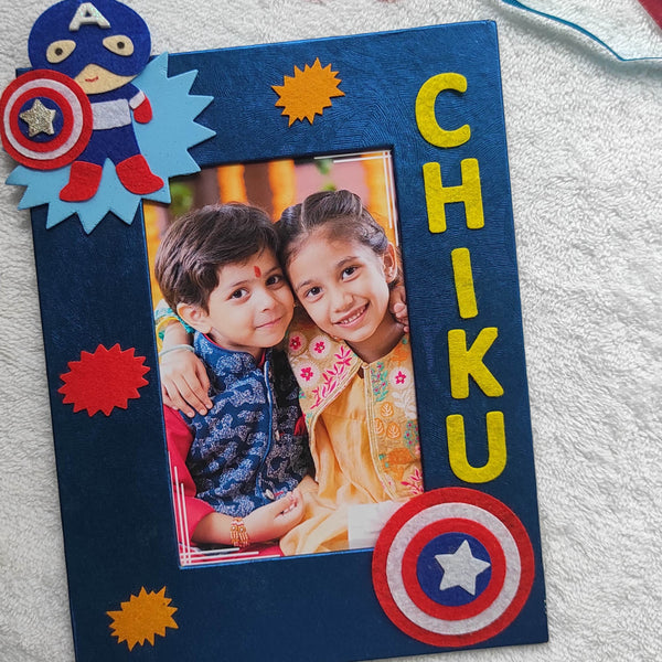 Cap America Theme Photo Frame