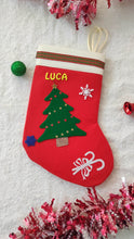 Load image into Gallery viewer, Personalized Christrmas tree Stocking
