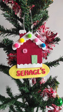 Load image into Gallery viewer, Christmas Personalized Candy house  Ornament
