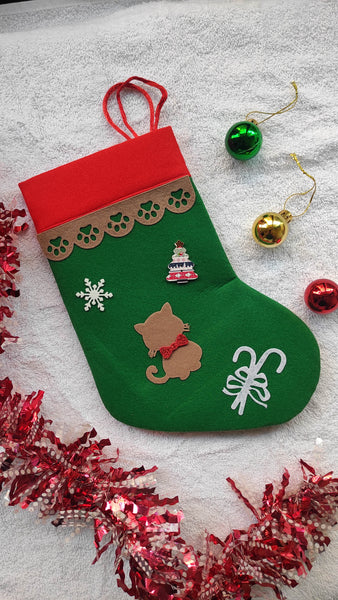 Personalized Stocking for pet cat