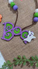 Load image into Gallery viewer, Spooky  &quot;BOO&quot; Necklace  - Multicolor
