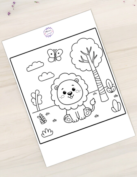 Lion printable