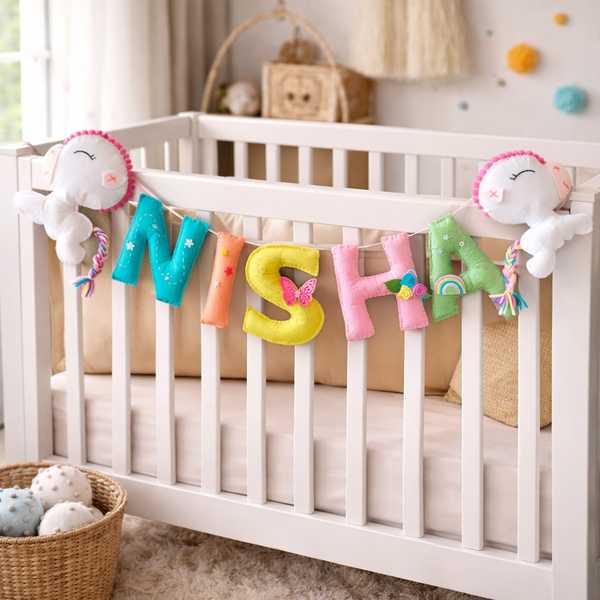 Personalized Unicorn Theme Alphabet Name Bunting