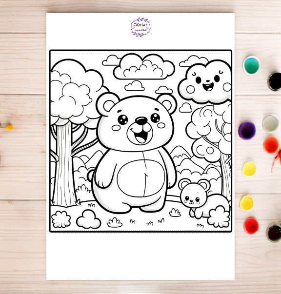 Bear printable