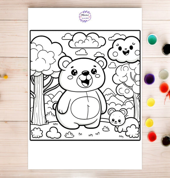 Bear printable