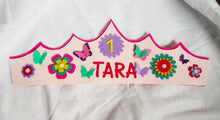 Load image into Gallery viewer, Flower - Butterfly theme Birthday crown
