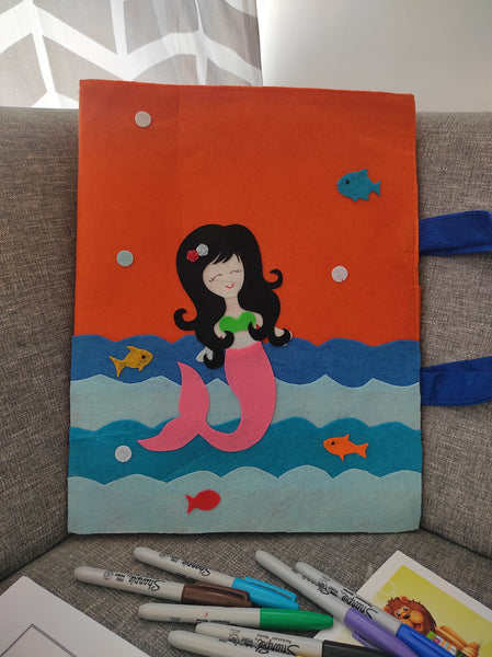 Mermaid Theme Craft Folder