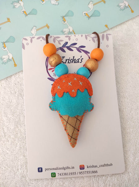 Ice-cream cone Necklace