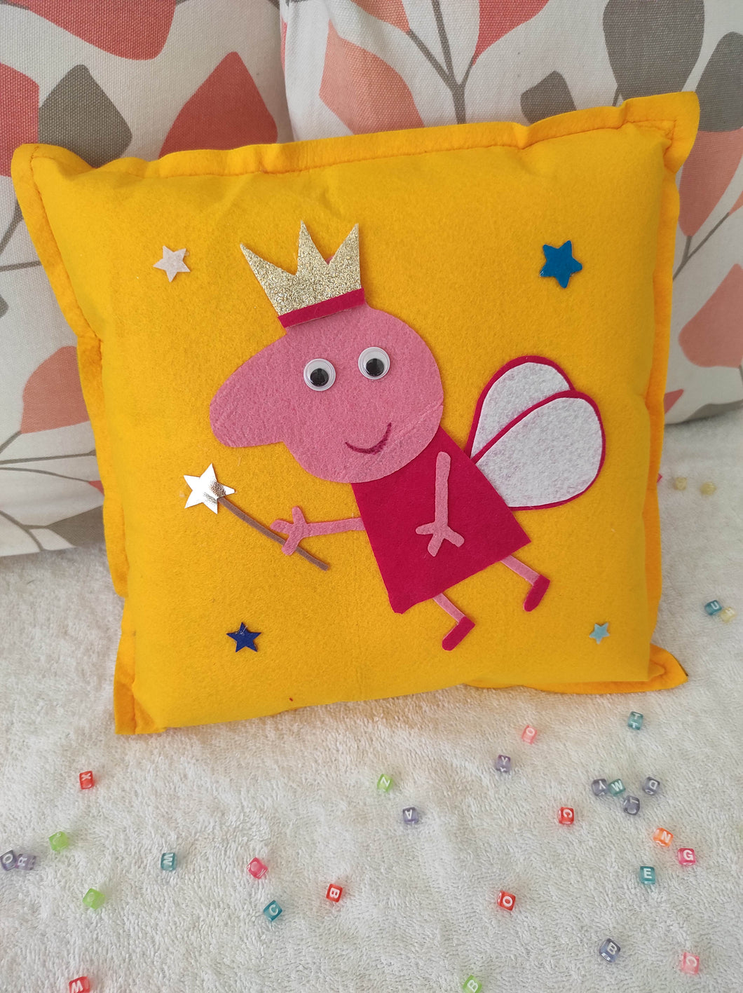 Peppa pig Fairy princess  Stuffed Pillow
